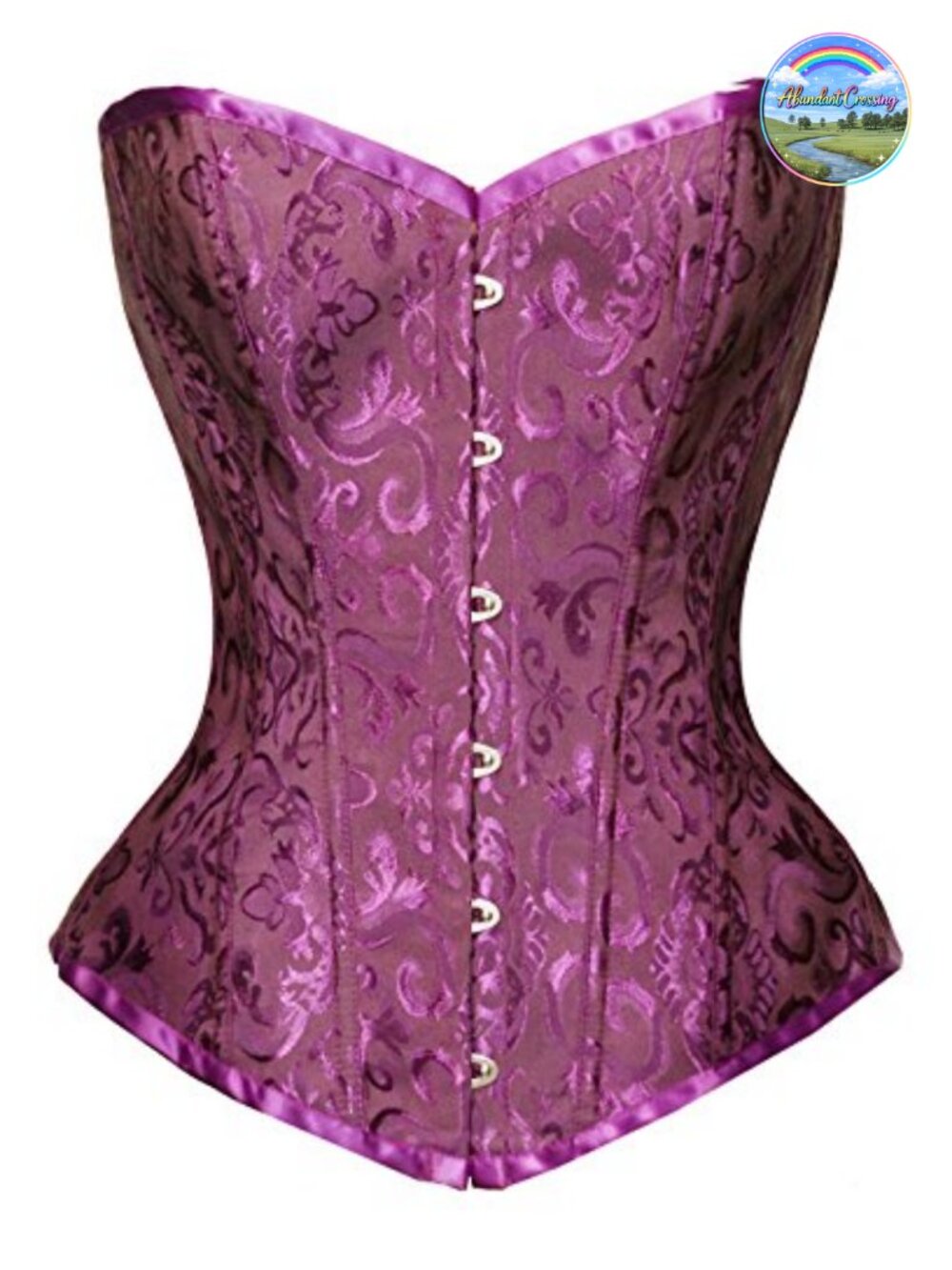 Womens Waist Cincher Bustier Boned Corset Firm Control Overbust Slim Fit